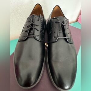 Johnston & Murphy Hennings Black Full Grain Dress Shoes – New in Box – Size 9M
